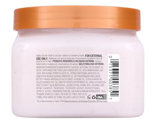 Tree Hut Pumpkin Pop Shea Sugar Scrub | Exfoliating Scrub Removes Dull, Dry Skin for a Hydrated Glow | Limited Edition Fall | Vegan, Free of Parabens, Formaldehyde Donors, & Sulfates | 18 fl oz.