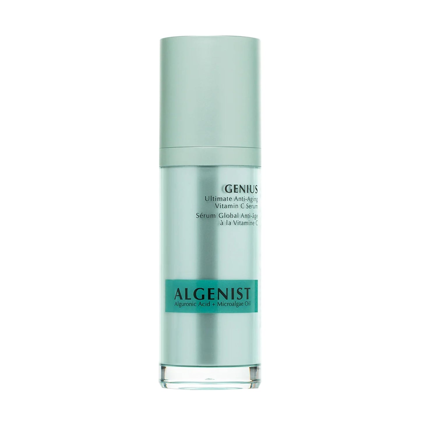 Algenist GENIUS Ultimate Anti-Aging Vitamin C+ Serum - Vegan Brightening Serum with Alguronic Acid & Microalgae Oil - Non-Comedogenic & Hypoallergenic Skincare