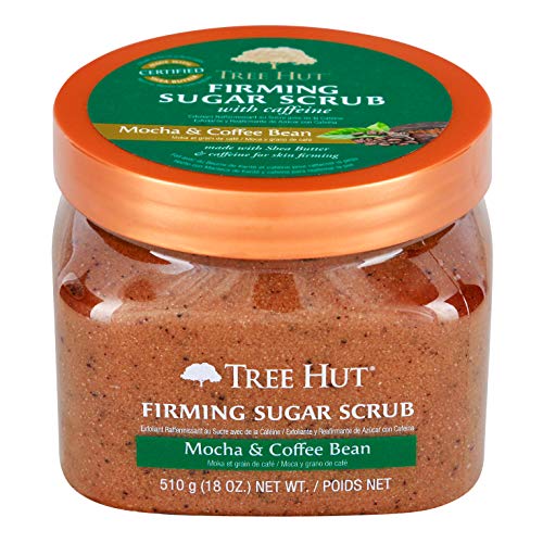 Tree Hut Pumpkin Pop Shea Sugar Scrub | Exfoliating Scrub Removes Dull, Dry Skin for a Hydrated Glow | Limited Edition Fall | Vegan, Free of Parabens, Formaldehyde Donors, & Sulfates | 18 fl oz.