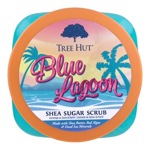 Tree Hut Pumpkin Pop Shea Sugar Scrub | Exfoliating Scrub Removes Dull, Dry Skin for a Hydrated Glow | Limited Edition Fall | Vegan, Free of Parabens, Formaldehyde Donors, & Sulfates | 18 fl oz.