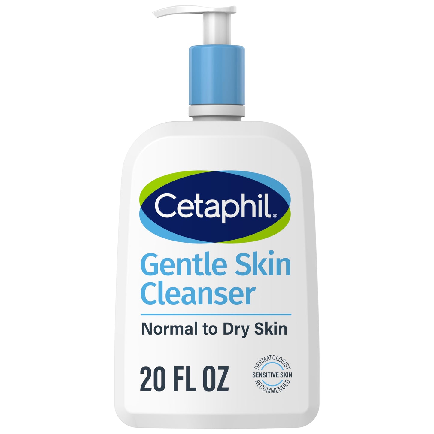 CETAPHIL Hydrating Gentle Skin Cleanser for Dry to Normal Sensitive Skin - Fragrance-Free, Soap-Free, Non-Foaming, 16 oz (2 Pack)