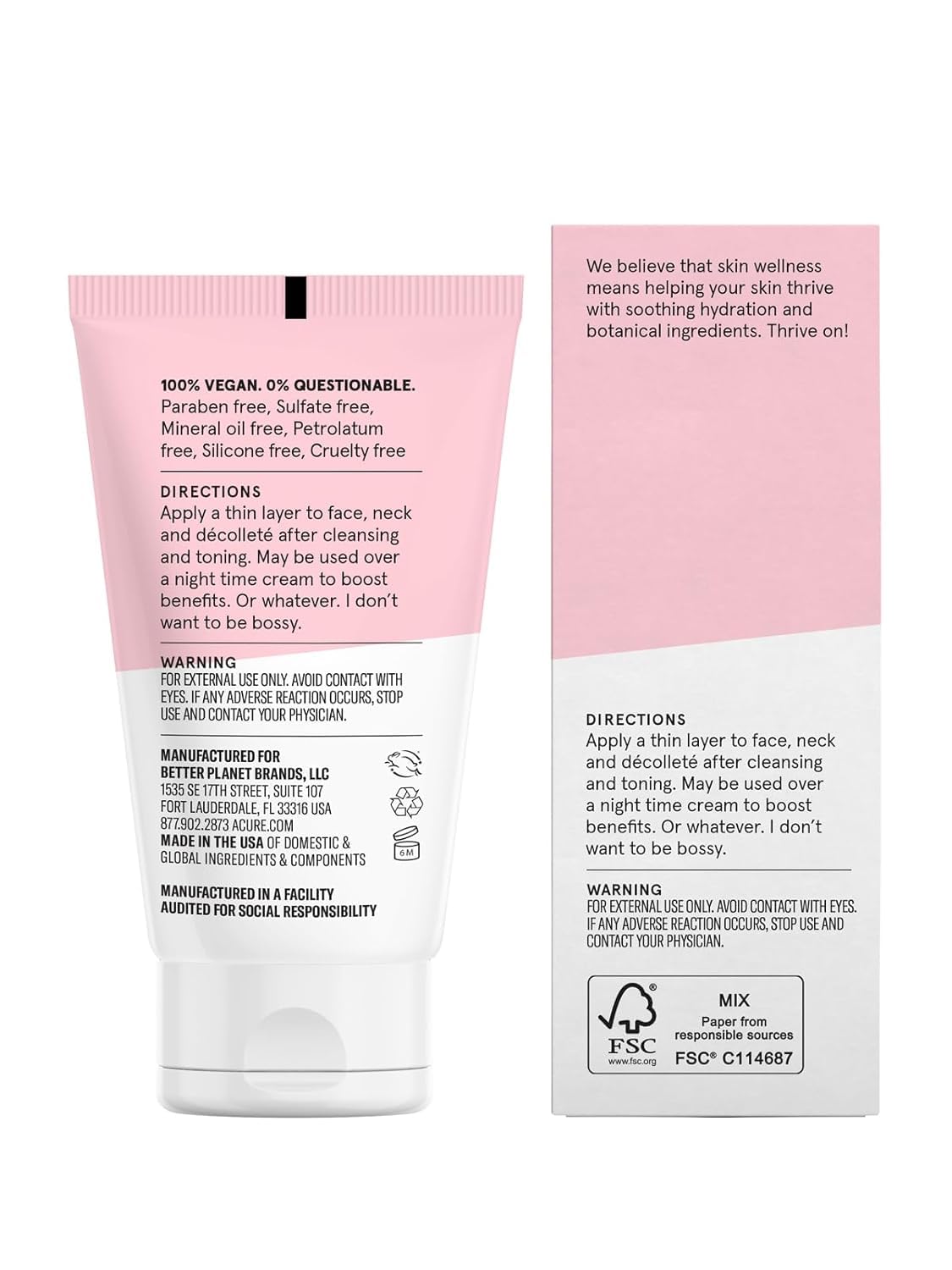 Acure Seriously Soothing Cloud Cream - Hydrating Night Cream for Normal to Dry Sensitive Skin, Facial Moisturizer for All Skin Types, Enriched with Argan Extract & Hyaluronic Acid,100% Vegan - 1.7 oz