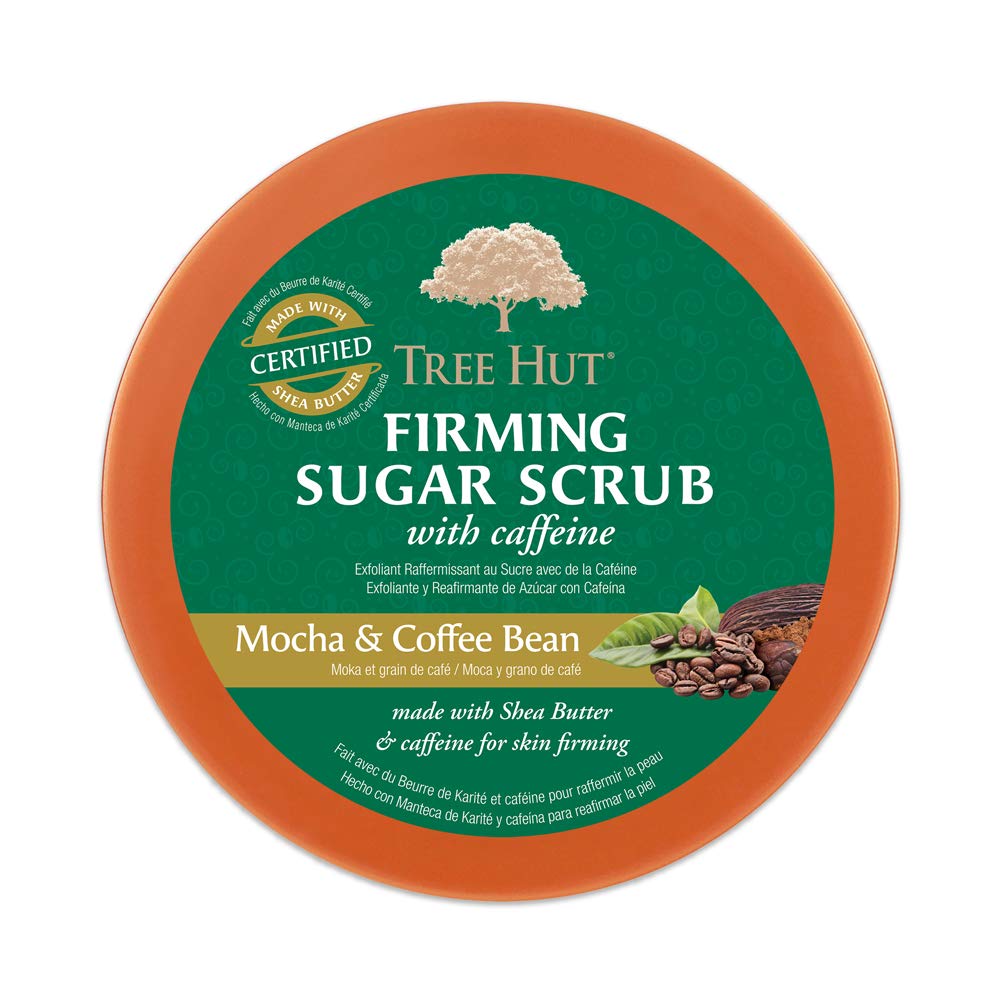 Tree Hut Pumpkin Pop Shea Sugar Scrub | Exfoliating Scrub Removes Dull, Dry Skin for a Hydrated Glow | Limited Edition Fall | Vegan, Free of Parabens, Formaldehyde Donors, & Sulfates | 18 fl oz.