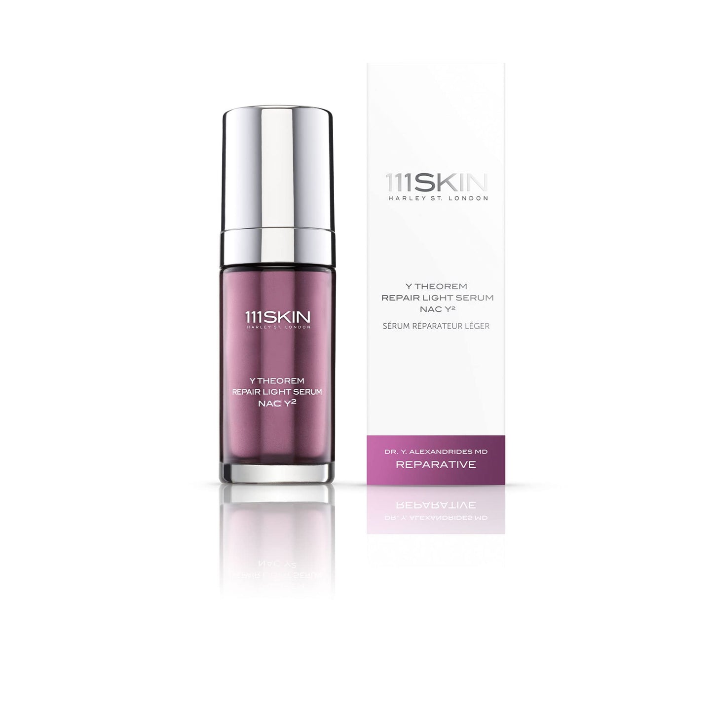 111SKIN Y Theorem Repair Light Serum NAC Y2 | Target Discoloration | Reduce Fine Lines & Wrinkles (1.01 oz)