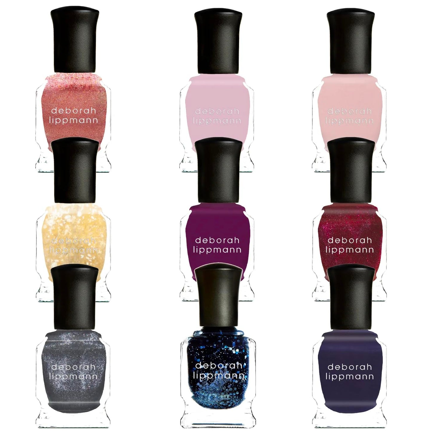 Deborah Lippmann Nail Polish, Gel Lab Pro Set | Treatment Enriched for Nail Health, Wear and Shine | No Lamps or Tools | We Are All Made Of Stars, 9 Bottles