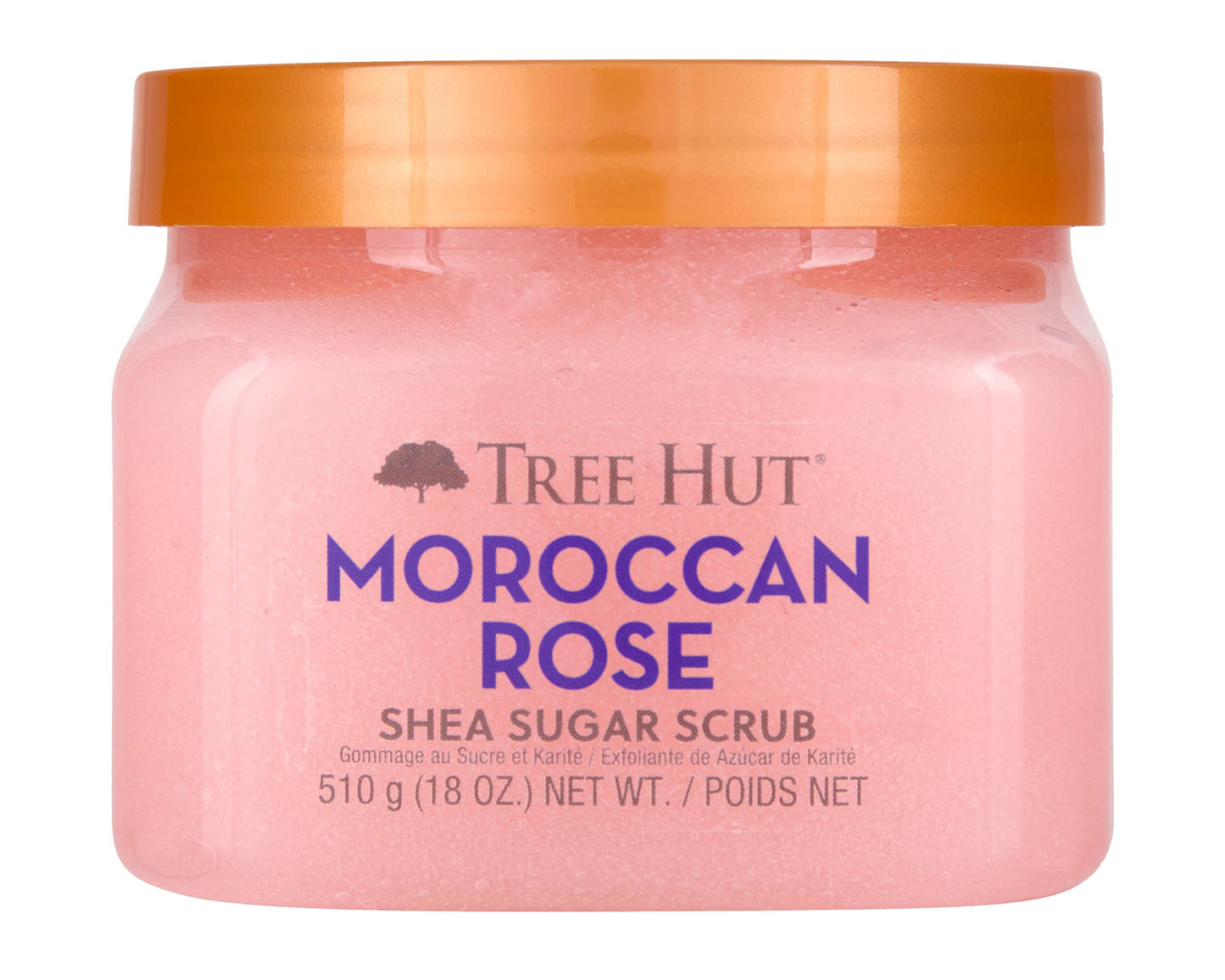 Tree Hut Pumpkin Pop Shea Sugar Scrub | Exfoliating Scrub Removes Dull, Dry Skin for a Hydrated Glow | Limited Edition Fall | Vegan, Free of Parabens, Formaldehyde Donors, & Sulfates | 18 fl oz.