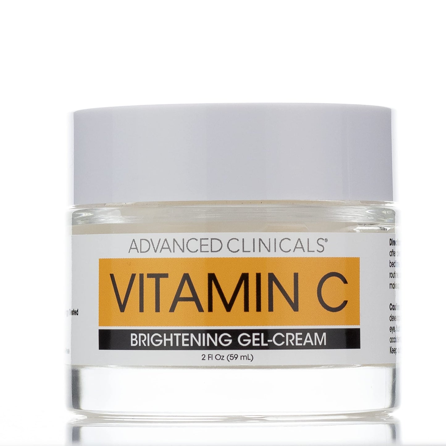 Advanced Clinicals Vitamin C Face Cream Moisturizer Skin Care Facial Lotion, Potent Vitamin C Gel Cream For Face Targets Dry Skin, Age Spots, Wrinkles, Hyperpigmentation, & Sun Damaged Skin, 2 Fl Oz