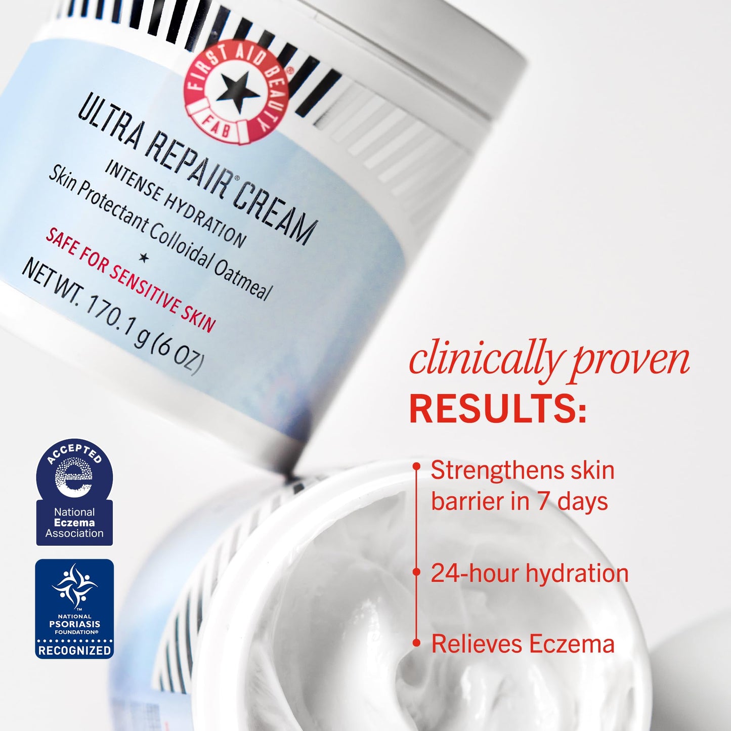 First Aid Beauty Ultra Repair Cream Facial Treatment & Body Care for Eczema