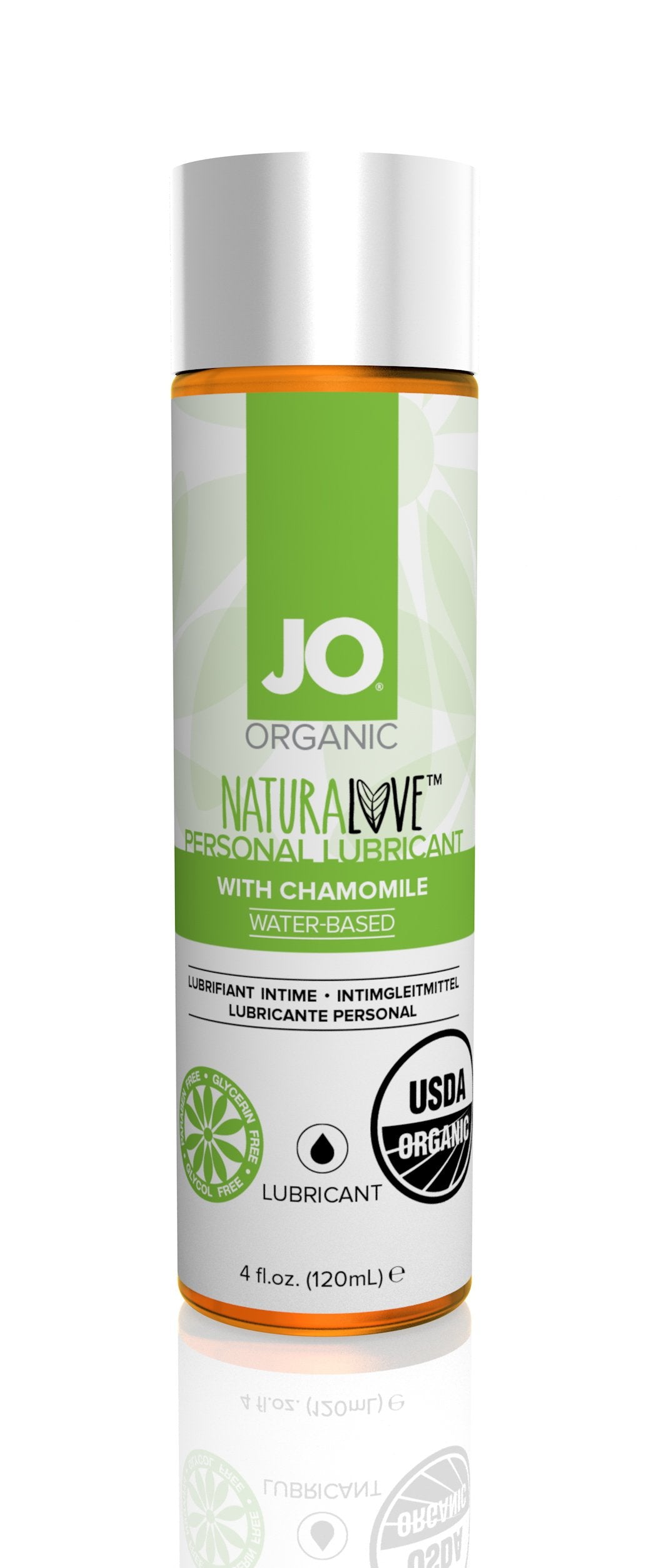 JO USDA Organic - Original - Lubricant (Water-Based) 4 floz / 120 mL