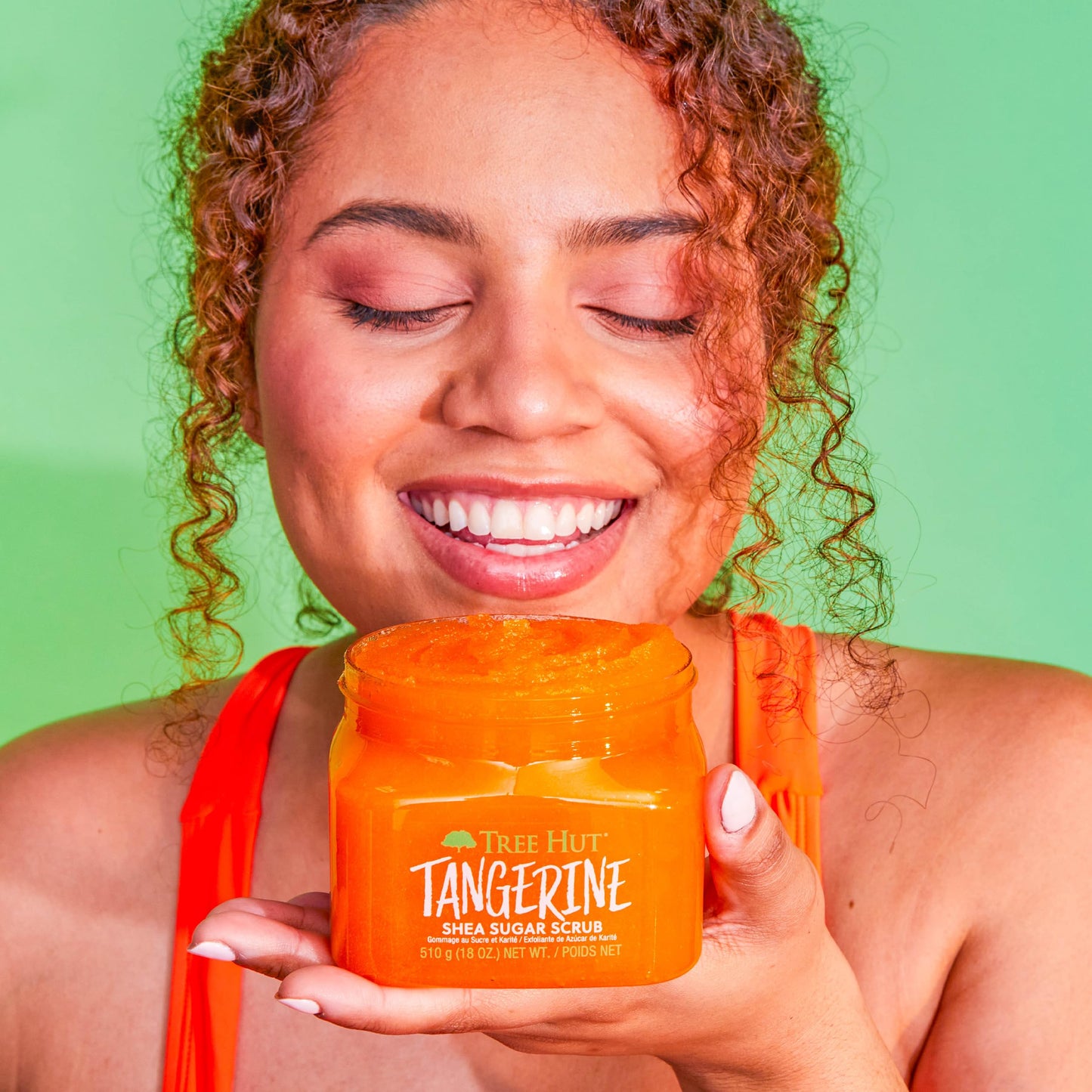 Tree Hut Pumpkin Pop Shea Sugar Scrub | Exfoliating Scrub Removes Dull, Dry Skin for a Hydrated Glow | Limited Edition Fall | Vegan, Free of Parabens, Formaldehyde Donors, & Sulfates | 18 fl oz.